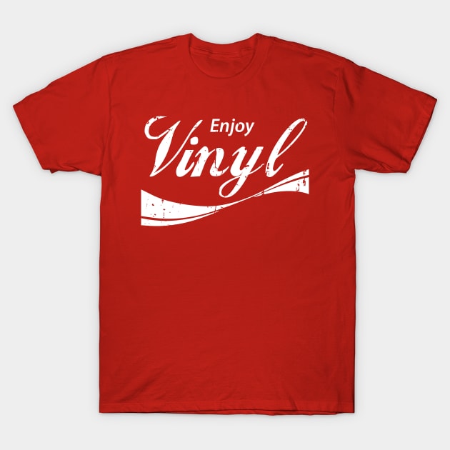 Enjoy Vinyl Record T-Shirt by CHROME BOOMBOX